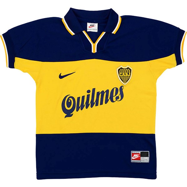 Camiseta Boca Juniors Primera equipación Retro 1999 Azul Amarillo